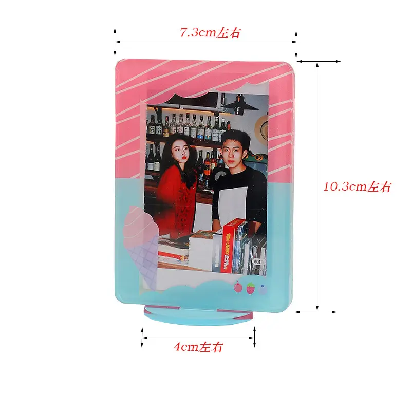 Ins phong cách Hàn Quốc KPOP thần tượng Món quà sáng tạo tùy chỉnh chất lượng cao Acrylic 3 inch ảnh chủ thẻ tùy chỉnh quà tặng kinh doanh bán buôn