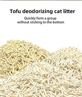 Sable pour chat biodégradable, hautement absorbant, anti-odeurs, 99 % sans poussière, antibactérien, agglomérant, anti-poussière, jetable dans les toilettes