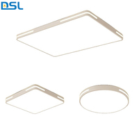 Lustre LED de haute qualité, style nordique minimaliste moderne, pour chambre à coucher et salon, base en fer, indice de protection IP33, 3500K, blanc chaud