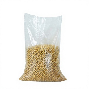 Bolsa Tejida Transparente de PP, Polipropileno Transparente de Alta Resistencia, Saco a Prueba de Humedad para Envasado de Alimentos, Fertilizantes, Arroz, Maíz y Soja - Product Image 1