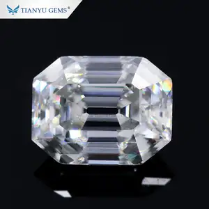 4H Moissanite 원석 물자와 합성 (창조되는 실험실) 원석 유형 오래된 유럽 에메랄드 커트 공상 커트 원석