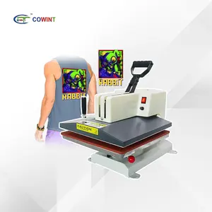 Cowint 16x20 inch auto heat press machine para t-shirt personalizado transferência de calor impressão Heat Press Logo para roupas