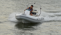 Bateau gonflable rigide à coque GRP, 16 pieds, 4.8m, 480 m, certifié CE, bateau gonflable à Double couche avec tube oca hypalon