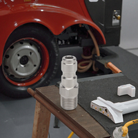 Nouveau connecteur rapide en acier inoxydable de 1/4 pouces pour nettoyeur haute pression, lance à mousse et canon à mousse avec prise rapide