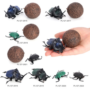 All'ingrosso PVC solido modello di simulazione di insetti <span class=keywords><strong>cacca</strong></span> coleottero figure figurine animali giocattoli - Product Image 4