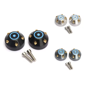 Nuovi Accessori per Moto Tappi per Manopole Manubrio in Alluminio Tappo Estremità Barra per <span class=keywords><strong>Vespa</strong></span> Primavera 150 Sprint 150 <span class=keywords><strong>GTS</strong></span> <span class=keywords><strong>300</strong></span> - Product Image 4