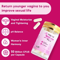 Probiotiques vaginaux végétaliens à marque privée Chinaherbs pour femmes, rajeunissement vaginal, équilibre de la flore vaginale, capsule vaginale