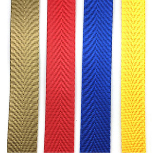 Nastro in tessuto PET personalizzato ad alta tenacità 20/25/38/50 mm, colorato, a spina di pesce, 2,5 cm, in nylon, per cinghie da bagaglio - Product Image 6