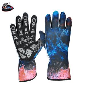 Guantes de cuero para conducir Go <span class=keywords><strong>Kart</strong></span> al aire libre, personalizados, para jóvenes y adultos, conducción de coches, carreras, guantes de karting, microfibra ligera de la mejor calidad - Product Image 4