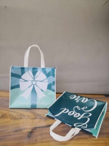 Custom Fully Color <b>Print</b> Laminated Non-woven Vest Shopping Tote Bags,fashion Custom Tote Bags - Product Image 3