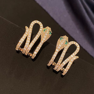 Orecchini a Forma di Serpente per Donne, Stile Elegante e Lussuoso, Gioielli Classici per Abiti Formali, Regalo Quotidiano - Product Image 5