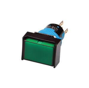 <b>Push</b> <b>Button</b> <b>Switch</b> K16-291G, 16MM,DC24V,With LED Light, Green KAC ON Brand New and Authentic - Product Image 2
