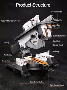 Sierra <span class=keywords><strong>de</strong></span> mesa <span class=keywords><strong>de</strong></span> inglete láser <span class=keywords><strong>de</strong></span> 45 grados 110V 220V <span class=keywords><strong>para</strong></span> carpintería, máquina <span class=keywords><strong>de</strong></span> corte <span class=keywords><strong>de</strong></span> madera, sierra compuesta con mesa deslizante <span class=keywords><strong>para</strong></span> carpintería - Product Image 6