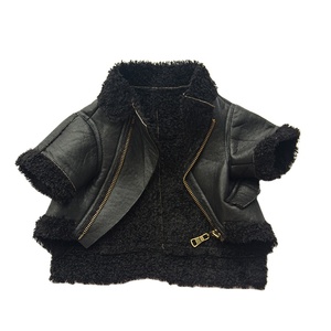 China Factory Winter Coat for Dogs Cute Animal Pattern PU Leather Velvet Cotton Polyester Washable Christmas Dog <b>Jacket</b> <b>Chinese</b> - Product Image 4