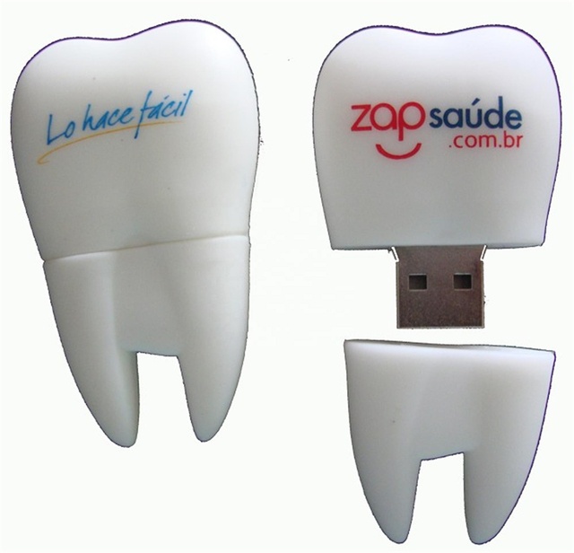 Novelty Tooth Shaped USB 2.0 Flash Drive Dental Clinic Gift for Dentist New Stock