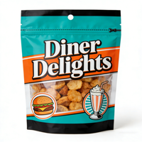 Sachets Doypack refermables pour boissons liquides, avec fermeture éclair, auto-scellants, en feuille d'aluminium, impression héliogravure, résistants à l'humidité