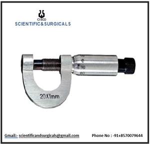 <b>MICROMETER</b> SCREW GAUGE with Ratchet Stop in 1mm Pitch 20mm - Product Image 3