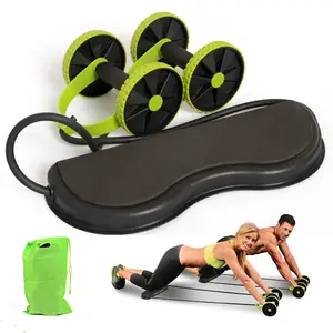 Abdominale Roller Trainer Wiel Arm Taille Been Oefening Multi-Functionele Fitness Apparatuur
