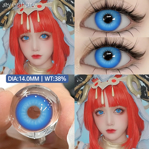 Lenti a contatto Eyeshare Triple Pupil DevilEye 14.5mm con effetto schizzi di sangue, spaventose, multi-occhio, per cosplay di Halloween. - Product Image 6