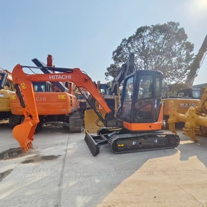 รถขุดขนาดเล็กยอดนิยม Hitachi ZX55USR 5.5 ตัน ความจุบุ้งกี๋ 0.21 ลูกบาศก์เมตร เครื่องยนต์กำลัง 52 กิโลวัตต์ มอเตอร์ PLC เกียร์ - Product Image 1