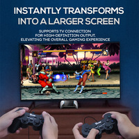 Consola de Juegos Portátil para Esports, Pantalla IPS de 4.3 Pulgadas, 64 GB de Almacenamiento, Más de 10,000 Juegos, Procesador de 4 Núcleos a 1.2G, Batería de 3000 mAh, Wi-Fi, Salida FHD