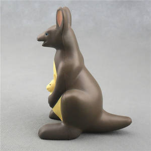 Balle <span class=keywords><strong>anti</strong></span>-<span class=keywords><strong>stress</strong></span> kangourou en mousse PU à remontée lente, design de dessin animé personnalisé, jouet à presser amusant - Product Image 6