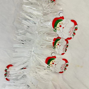 Wholesale <b>Outdoors</b> Party Wall Decoration Plastic Tinsel Glitter <b>Christmas</b> Tinsel <b>Garland</b> - Product Image 6