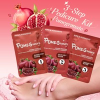Ensemble de soin des pieds Freshine Foot SPA, pédicure de luxe en 3 étapes, kit de soin des pieds, masque parfumé au citron, produits de beauté