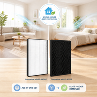 Grosir FZ-BX70HF FZ-B70DF Set Filter 2-in-1 untuk KC-700Y5/KC-70E9/KC-B70 HEPA + Karbon Aktif untuk Penggunaan Rumah Tangga