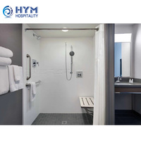 Courtyard-Projekt Eichenholz-Paneel Hotelzimmer-Möbelset Anpassbare Moderne Umweltfreundliche Kommerzielle Möbel für Hotels
