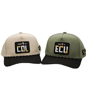 Gorra de Béisbol Estructurada con Color Ajustable, Parche de Goma, Gorras de Béisbol de Nailon y Gorra Deportiva - Product Image 3