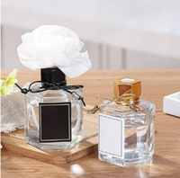 Bouteilles de diffuseur en verre bocaux de diffuseur avec ensemble de bouchons accessoires de parfum utilisés pour les ensembles de diffuseur de roseau de remplacement bricolage