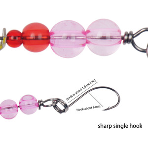 เหยื่อตกปลา Spinner Lure 2 กรัม แพ็ค 5 ชิ้น สีเมทัลลิกหลากสี พร้อมเลื่อม สำหรับตกปลาในน้ำจืด - Product Image 4