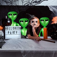 Personnalisé Pvc Durable Gonflable Alien Jouets Suspendus Alien Partie Décoration Jouets Anime Dessin Animé Poupée Jouet pour La Publicité