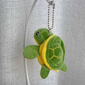 Porte-clés en peluche mignon en forme de petite tortue, figurine de dessin animé douce avec décoration suspendue en forme 3D - Product Image 6