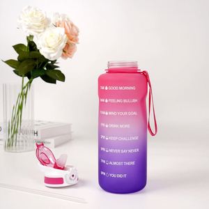 Bpa Free Gallon Plastic Water <b>Bottle</b> With Time Marker & Straw Leakproof Motivational Water <b>Bottle</b> Gallon Water <b>Bottle</b> - Product Image 4