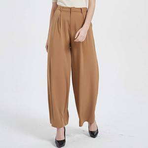 Pantalones de oficina de cintura alta para <span class=keywords><strong>mujer</strong></span>, pantalón largo, holgado, informal, a la <span class=keywords><strong>moda</strong></span>, de pierna ancha, elegante, <span class=keywords><strong>2023</strong></span> - Product Image 1
