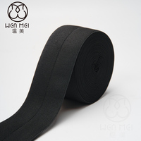 Élastique pliable en nylon haute élasticité, couleur personnalisée, pour textile de maison, 50 yards/rouleau, vente en gros