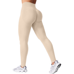 <span class=keywords><strong>Leggings</strong></span> Senza Cuciture per Corsa all'Aperto da Donna, Pantaloni a Vita Alta Push-up per Yoga - Product Image 3