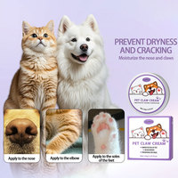 Crème pour pattes d'animaux TIANWEI 40g, baume pour pattes de chien et de chat, pour les coussinets des pieds, le nez, les coudes, hydratant, prévient les gerçures, nourrit naturellement