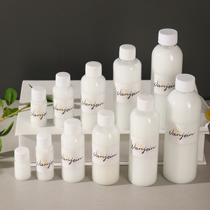 Nắp Lật Nắp Chai Nhựa PET Chai Tròn Trong Suốt 1OZ 2OZ 3OZ 4OZ 5OZ 6OZ 7OZ 8OZ 10OZ 16OZ 22OZ 25OZ 30OZ 35OZ - Product Image 3