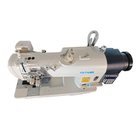 YS-8452 petite machine à coudre automatique à double tige à double aiguille tournant à angle droit avec contrôle par ordinateur