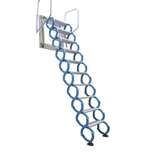 <span class=keywords><strong>Escalera</strong></span> Plegable para Ático, Ligera, de Aluminio, Montada en la Pared - Product Image 2