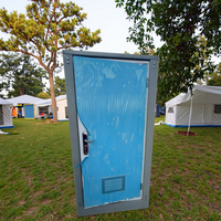Porte de sécurité moderne, durable, portable et écologique en panneaux sandwich, systèmes de toilettes chimiques mobiles sans eau, installation facile