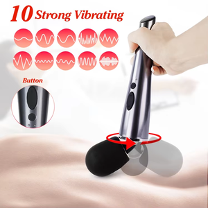 Impermeable AV Handled 10 Speed Sex Toys Vibrador Masajeador para mujeres y hombres Producto de bienestar sexual - Product Image 5