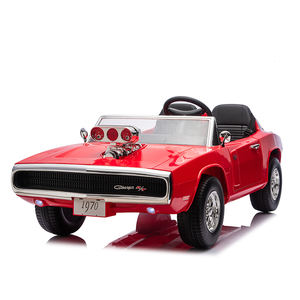 سيارة دودج كهربائية فاخرة مرخصة للأطفال بمقعدين، لعبة ركوب للأطفال، سيارة كهربائية 24 فولت مع جهاز تحكم عن بعد - Product Image 4