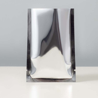 Poche aluminisée colorée imprimée sur mesure de papier d'aluminium masque plat poudre cosmétique 3 emballage de poche de joint latéral