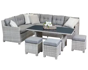 New Style hd designs outdoor furniture rattan sofa set