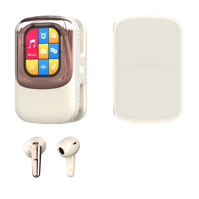 2026 AI Translator Earbud Real-Time Simultaneous Interpreter Earbuds Smart LCD Screen BT6.0 Headset for Business Travel Meeting