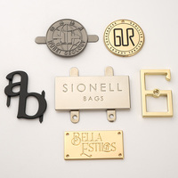 Etiqueta de Metal con Nombre en Letras Doradas y Plateadas de Diseño de Lujo, Etiqueta de Ropa con Logotipo Personalizado, Etiquetas de Metal para Bolsos, Etiqueta de Metal con Logotipo Personalizado para Bolsos de Mano